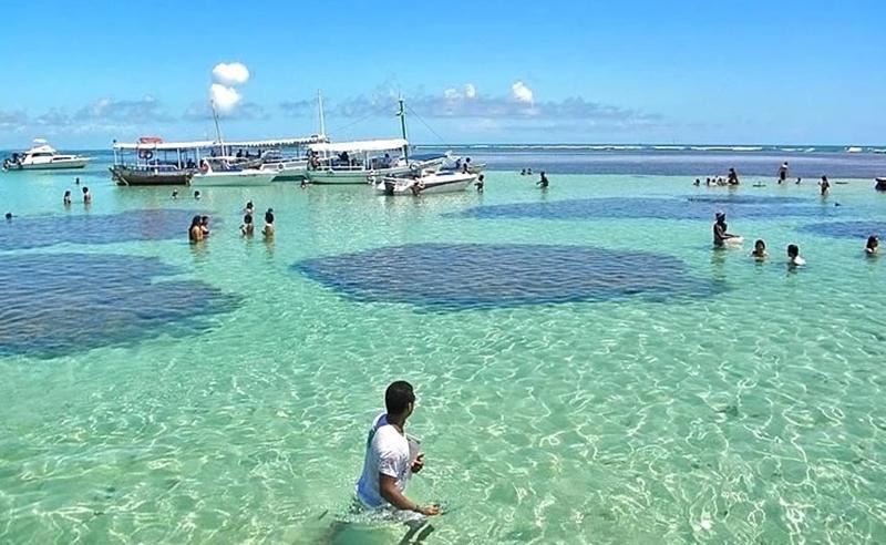 Águas cristalinas de Boipeba